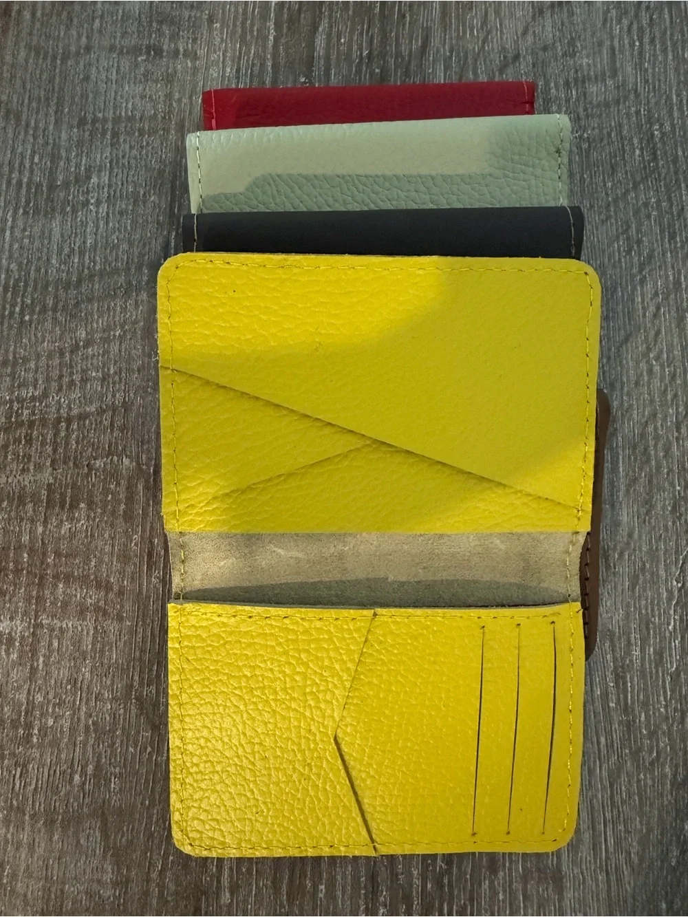 Men's Brown Leather Card Holder - Minimalist Wallet